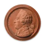 Terracotta medallion 'charles juste, prince of beauvau', dated 1770 by Giovanni Battista Nini, 1770, sculpture, sold Aug 2026
