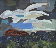 Darkened day by Lynne Mapp Drexler, 1986, Oil on canvas, sold Jul 2026