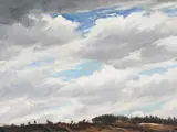Cloud study by Christopher Richard Wynne Nevinson, Oil on canvas-board, sold Jul 2026