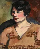 Jeune femme by Ludovic Rodo Pissarro, Oil on canvas, sold Jul 2026