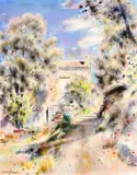 Mas provençale dans les oliviers by Gabriel Descamps, Oil on canvas, sold Jul 2026