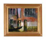 Vieux palais sur le canal by Camille Hilaire, Oil on canvas, sold Jul 2026