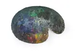 The artist's palette by Adrian Ryan, Oil on wood, sold Jul 2026