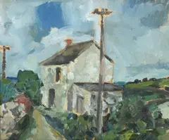 Tinker's cottage, west penwith by Adrian Ryan, 1945, Oil on board, sold Jul 2026