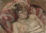 Nude resting - the artist's wife by Anthony Devas, Oil on canvas, sold Jul 2026