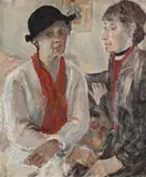 The conversation by Ethel Walker, Oil on canvas, sold Jul 2026
