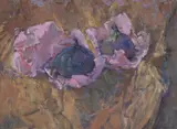 Figs in pink wrapping paper by Diana Maxwell Armfield, Oil on board, sold Jul 2026
