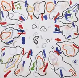Overlayers for meddlers by Anthony Benjamin, Oil on canvas, sold Jul 2026