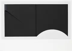 Black book by Jules de Goede, Acrylic over pencil on canvas, with cut outs, sold Jul 2026
