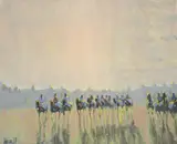 Bottom of warren hill, newmarket by Peter Howell, Oil on canvas, sold Jul 2026