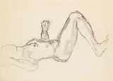 Reclining nude by Duncan Grant, Pencil, chalk and grey wash, sold Jul 2026