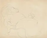 A sleeping baby by Stanley Spencer, Pencil, sold Jul 2026