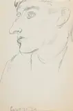 Head of a man, saragossa by Vanessa Bell, Pencil, sold Jul 2026