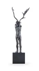 Antler figure by Beth Carter, 2021, Bronze, sold Jul 2026