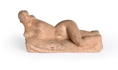 Reclining female nude by Frank Dobson, Terracotta, sold Jul 2026