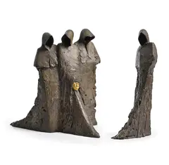 Cloister conspiracy by Philip Jackson, Bronze, sold Jul 2026