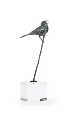 Singing wagtail (cape wagtail i) by Dylan Lewis, Bronze, sold Jul 2026