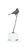 Singing wagtail (cape wagtail i) by Dylan Lewis, Bronze, sold Jul 2026