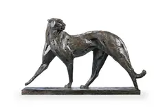 Walking cheetah ii by Dylan Lewis, Bronze, sold Jul 2026