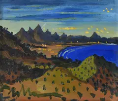 From collioure by James Dickson Innes, Oil on board, sold Jul 2026