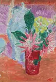 Flowers by Matthew Smith, Oil on canvas, sold Jul 2026