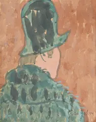 Girl in a hat (backview) by Gwen John, Watercolour, sold Jul 2026
