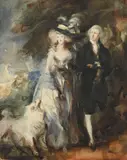The morning walk after thomas gainsborough by John Singer Sargent, Watercolour, sold Jul 2026