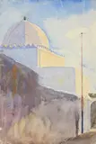A domed building, tangier by Emily Sargent, Watercolour, sold Jul 2026