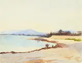 On the shore, hammamet, tunisia by Emily Sargent, 1929, Watercolour, sold Jul 2026