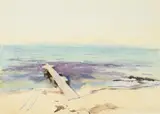 A pier, hammamet, tunisia by Emily Sargent, Watercolour, sold Jul 2026