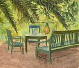A terrace, hammamet by Emily Sargent, Watercolour, sold Jul 2026