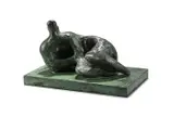 Reclining figure curved, rough by Henry Moore, Bronze, sold Jul 2026