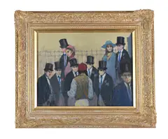 What happened? (royal ascot) by Peter Howell, Oil on canvas, sold Jul 2026