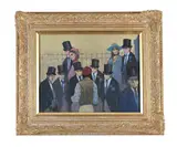 What happened? (royal ascot) by Peter Howell, Oil on canvas, sold Jul 2026