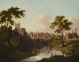 On the river irwell by John Thomas Serres, 1798, Oil on canvas, sold Jun 2026