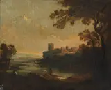 Dolbadarn castle and llyn peris by Richard Wilson, Oil on canvas, sold Jun 2026