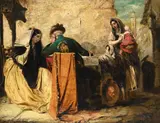 The letter-writer of seville by John Philip, Oil on canvas, sold Jun 2026