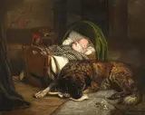 After charles landseer, left in charge by R. St. Ledger Pigot, Oil on canvas, sold Jun 2026