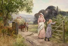 The haycart by Yeend King, Oil on canvas, sold Jun 2026