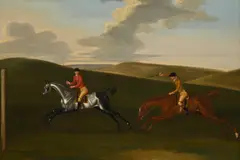 A match on the downs by James Seymour, Oil on canvas, sold Jun 2026