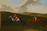 A match on the downs by James Seymour, Oil on canvas, sold Jun 2026