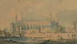 Cambridge with king's college chapel by J. M. W. Turner, watercolor, sold Jun 2026