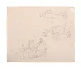 Various figure studies including men around a table by George Chinnery, Pencil, sold Jun 2026