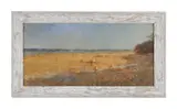 On the beach at bemrbidge by Grenville George Cottingham, Oil on board, sold Jun 2026
