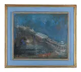 The pier by William Ware, Oil on board, sold Jun 2026