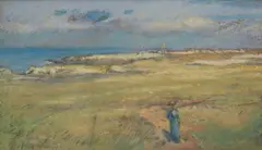 Gullane 1920 by Patrick William Adam, pastel, offered Oct 2014