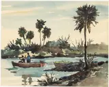 Casey Key, Florida by Ben Shepardson, 1950, Watercolor, offered Jun 2024