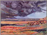 Landscape by Drake G. Harris, Oil on Canvas, sold Jun 2024
