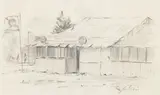 Desposito's by Ray Ellis, 1980, Pencil Sketch, sold Jun 2024