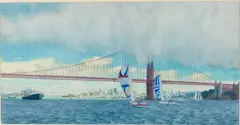 San Francisco by West Fraser, Watercolor, sold Jun 2024